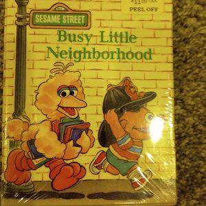 Sesame Street's little busy neighborhood 4 mini books